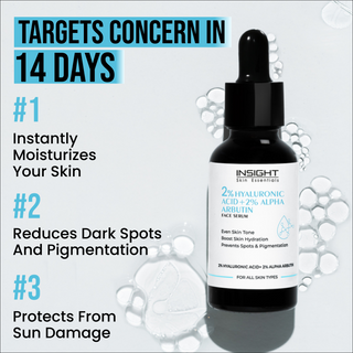 2% Hyaluronic Acid +  2% Alpha Arbutin Face Serum