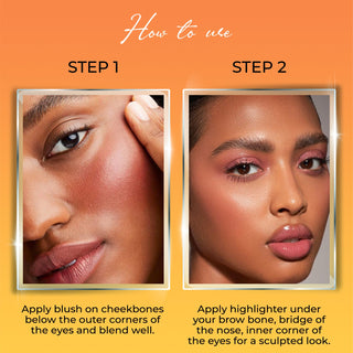 Blush and Highlight