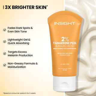 2% Tangerine Peel & Kojic Acid Brightening Face Moisturizer