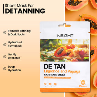 De Tan Face Mask Sheet