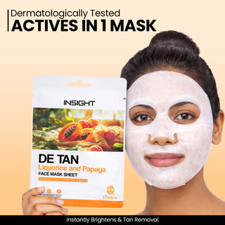 De Tan Face Mask Sheet