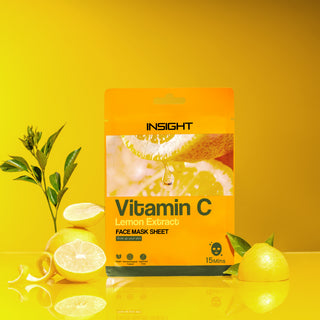 Sheet Mask Combo (Pack of 5) Detan, Vitamin C, Charcoal, Anti Ageing & Rice Water