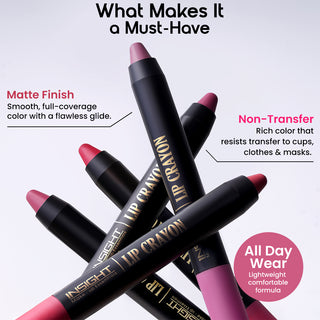 Lip Crayon Pack of 2 Smokey Rose + Chai Spice