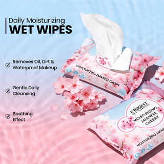 Moisturizing Japanese Cherry Wet Wipes