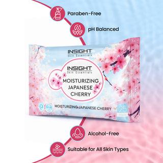 Moisturizing Japanese Cherry Wet Wipes
