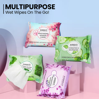 Moisturizing Japanese Cherry Wet Wipes