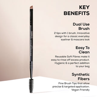 Flat Eyeliner & Mascara Brush
