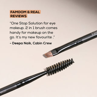 Flat Eyeliner & Mascara Brush