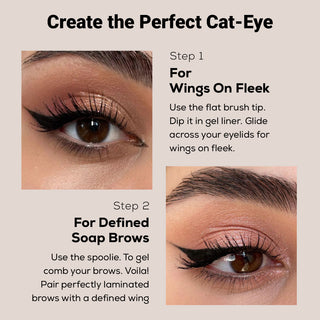 Flat Eyeliner & Mascara Brush