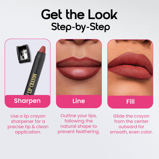 Lip Crayon Pack of 2 Smokey Rose + Chai Spice